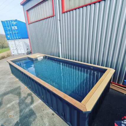 Container Piscine 20 Pieds jardins