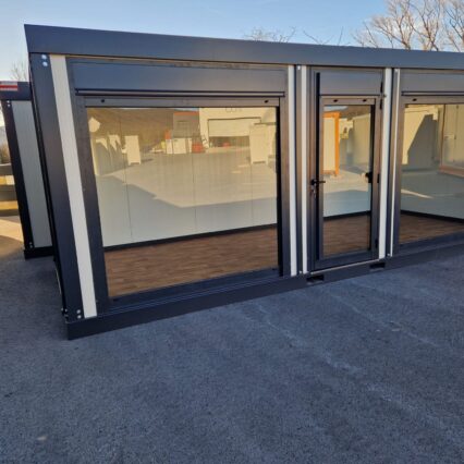 Bureau modulaire L.6.09m x l.2.42m - PREMIUM