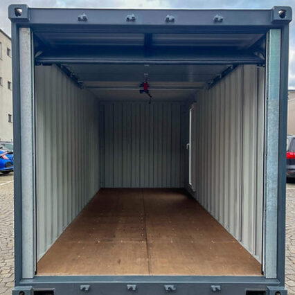Conteneur maritime 20' avec portes sectionnelles